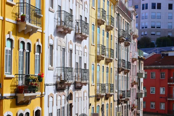 Λισαβόνα Πόλη Στην Πορτογαλία Αρχιτεκτονική Γειτονιάς Περιφέρεια Estefania Της Λισαβόνας — Φωτογραφία Αρχείου