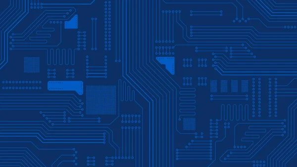 Electronics Background Vector Tech Concept Circuit Board Texture Electronic Circuits — Vector de stock