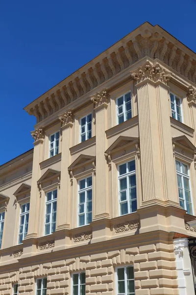 Varşova Polonya Krakowskie Przedmiescie Caddesi Ndeki Uruski Sarayı Varşova Üniversitesi — Stok fotoğraf