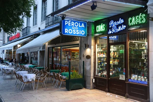 Lissabon Portugal Juni 2018 Café Und Teespezialitätengeschäft Perola Rossio Lissabon — Stockfoto