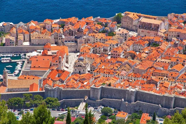 Ciudad Medieval Dubrovnik Croacia Ciudad Vieja Fortificada Patrimonio Humanidad Unesco —  Fotos de Stock