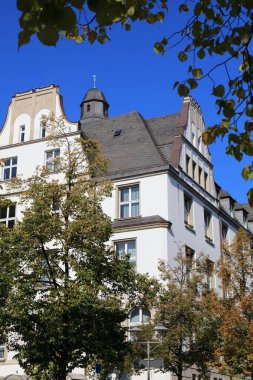 Gladbeck şehri, Almanya. Belediye Binası (Rathaus) - yerel yönetim.