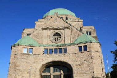 Essen şehri, Ruhr bölgesi, Almanya. Eski Sinagog.