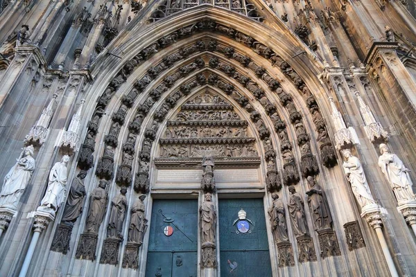 Monumento Colonia Alemania Unesco Patrimonio Humanidad Alemania Catedral Colonia Portal — Foto de Stock