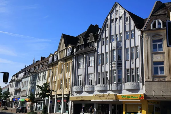 德国波恩 2020年9月20日 德国博特鲁普的老城区街道 Bottrop是北莱茵 威斯特法伦州一个重要的前工业城镇 — 图库照片