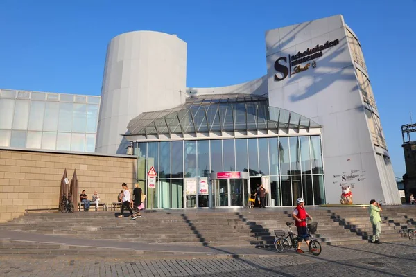 德国科隆科洛涅 2020年9月21日 人们参观德国科隆市巧克力博物馆 Schokoladen Museum 的旅游胜地 — 图库照片
