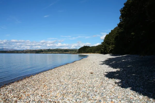 Lago Anau Bela Paisagem Lago Fiordland Ilha Sul Nova Zelândia — Fotografia de Stock