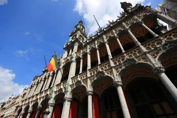 Großer Platz Grote Markt Brüssel Belgien Belgische Wahrzeichen Maison Roi — Stockfoto
