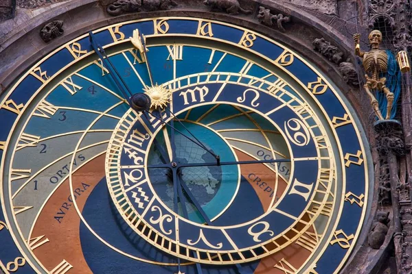 Prager Astronomische Uhr Wahrzeichen Der Prager Altstadt Tschechien — Stockfoto