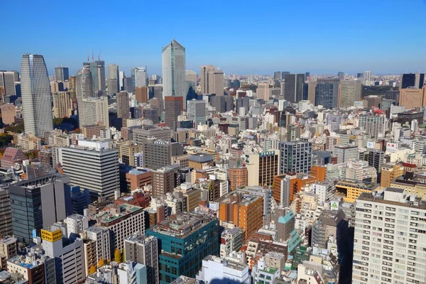 Tokio Japonsko Prosince 2016 Pohled Město Okrese Hibiya Okresech Chiyoda — Stock fotografie