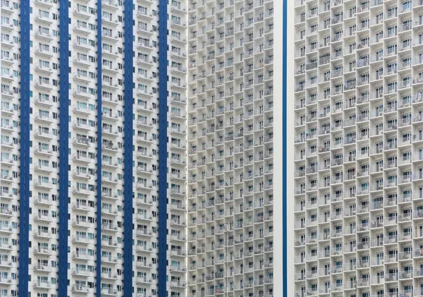 Overpopulation Super High Density Apartment Buildings Manila Philippines — ストック写真