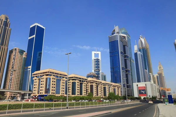 Dubai Uae November 2017 Skyline Trade Centre District Місті Дубай — стокове фото