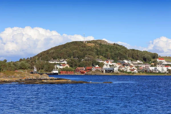 Ostrov Amoy Stavangeru Norsko Letní Pohled Město Byfjordenem — Stock fotografie