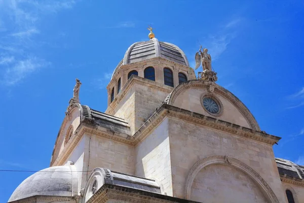 Sibenik Kathedraal Van James Unesco Werelderfgoed Bezienswaardigheden Sibenik Kroatië — Stockfoto