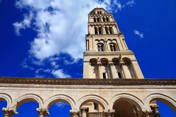 Splitsing Bezienswaardigheid Oude Stad Kroatië Unesco World Heritage Site Monument — Stockfoto