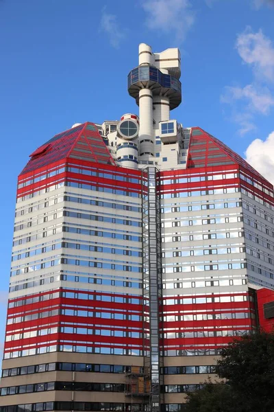 Gothenburg Zweden August 2018 Lilla Bommen Wolkenkrabber Göteborg Zweden Het — Stockfoto