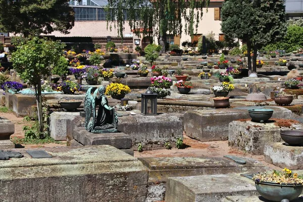 Rochus Begraafplaats Neurenberg Duitsland Middeleeuws Kerkhof — Stockfoto