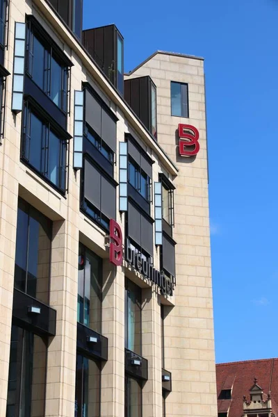 Leipzig Germany May 2018 Breuninger Department Store Leipzig Germany Breuninger — Fotografia de Stock