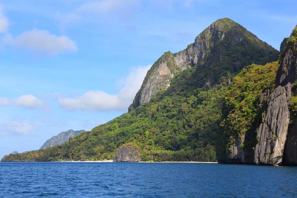 Φύση Στο Νησί Palawan Φιλιππίνες Επτά Commandos Beach — Φωτογραφία Αρχείου