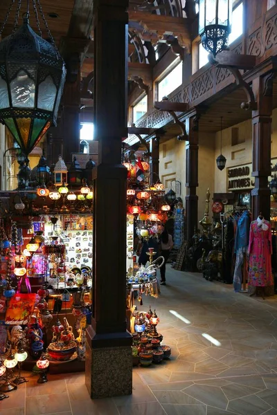 Dubai Uae November 2017 Local Handicraft Shops Souk Madinat Jumeirah — Foto Stock