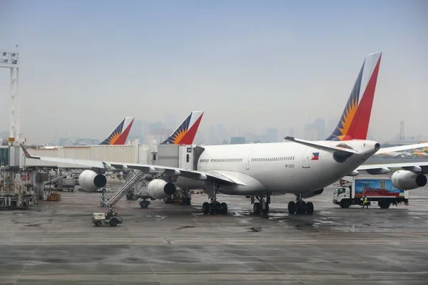 Manila Philippines December 2017 Philippine Airlines Pal Airbus A340 Ninoy — Fotografia de Stock