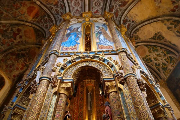 Tomar ポルトガル 2018年5月26日 ポルトガルのトマールにおけるキリストの内装の改装 歴史的な騎士テンプル騎士修道院はユネスコの世界遺産に登録されています — ストック写真
