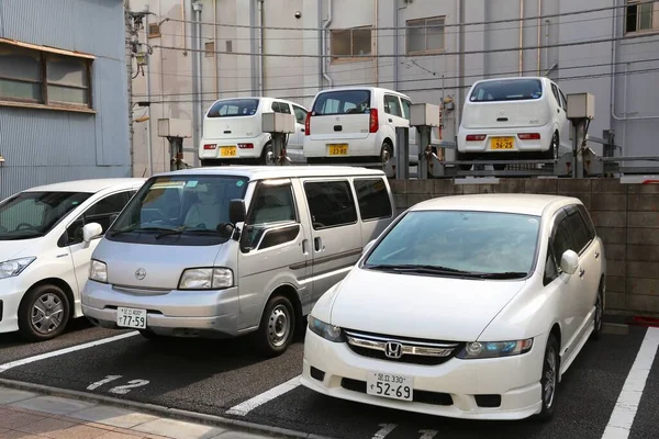 Tokyo Japan November 2016 Nissan Kei Car Honda Suzuki Cars — Fotografia de Stock