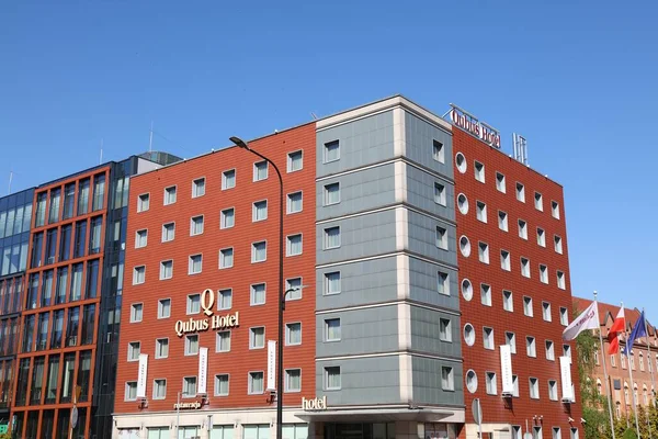 Gliwice Polonia Maggio 2021 Qubus Hotel Nella Città Gliwice Polonia — Foto Stock