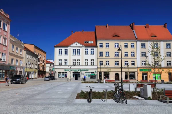 Kedzierzyn Kozle Polónia Maio 2021 Pessoas Visitam Praça Principal Rynek — Fotografia de Stock