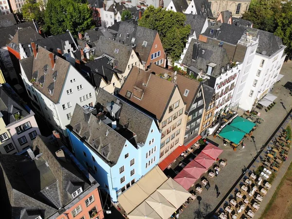 Cologne City Germany Aerial View Innenstadt Part Altstadt District Cologne — Stock Photo, Image