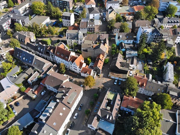 Muelheim Der Ruhr Germany Aerial View Streets Residential Architecture — Fotografia de Stock