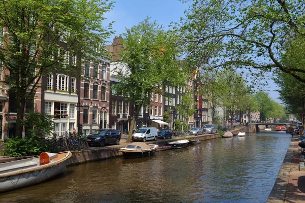 Leidsegracht Canal Amsterdam Netherlands Dutch City — Stock Photo, Image