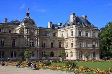 PARIS, FRANCE - JULY 23, 2011: Tourists visit Luxembourg Gardens in Paris, France. Paris is the most visited city in the world.