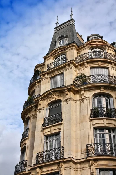 Pohled Ulici Paris Gros Caillou Bytové Domy Paříži Francie — Stock fotografie