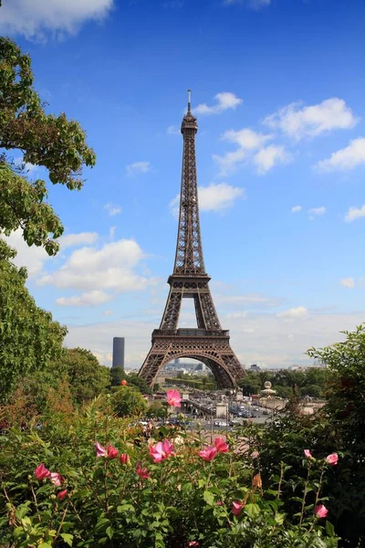 París Francia Torre Eiffel Lugares Interés Mundial — Foto de Stock