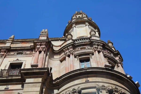 Barcelona Landmark Central Post Office Building Spanish Architecture —  Fotos de Stock