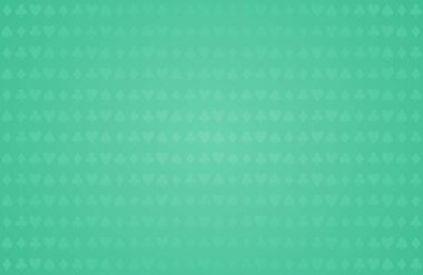 Poker masası arka planı. Kumarhane poker masası vektör şablonu.