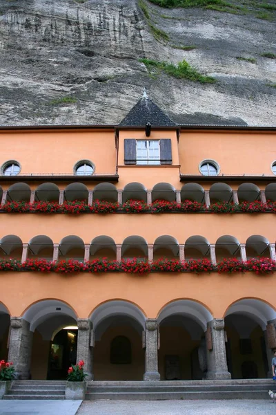 Salzburg Austria Historic Landmark Burger Spital Citizens Hospital — Stock Photo, Image