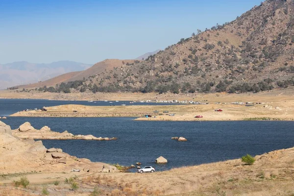 Low Level Lake Isabella Kern County Drought California United States — Stockfoto