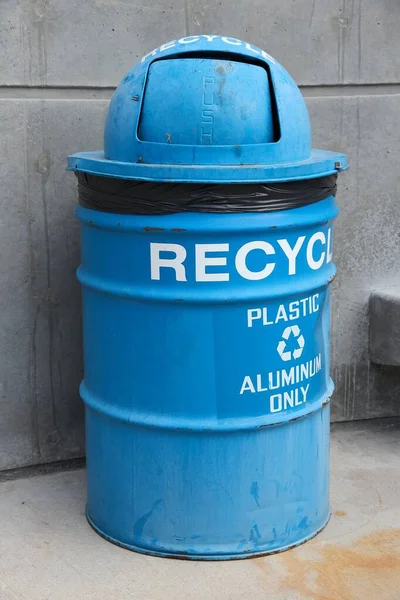 Public Recyclables Bin Arizona Waste Sorting America — Fotografia de Stock