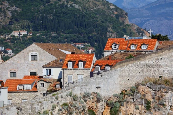 Monumento Ciudad Dubrovnik Croacia Murallas Medievales —  Fotos de Stock