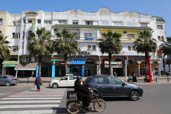 Jadida Morocco Fevereiro 2022 Boulevard Beira Mar Nova Parte Jadida — Fotografia de Stock