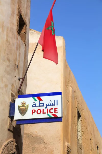 Jadida Morokko Februar 2022 Polizeiwache Jadida Marokko Jadida Ist Ein — Stockfoto