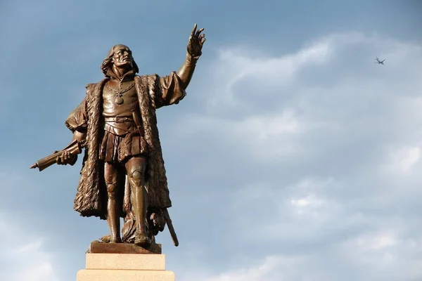 Chicago Usa June 2013 Christopher Columbus Monument Grant Park Installed — Stock Photo, Image