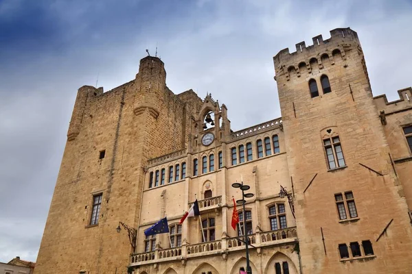 Narbonne Francia Ayuntamiento Francés Mairie Narbonne — Foto de Stock