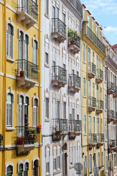 Lisbon City Portugal Residential Street Architecture Estefania District Lisbon — Stockfoto