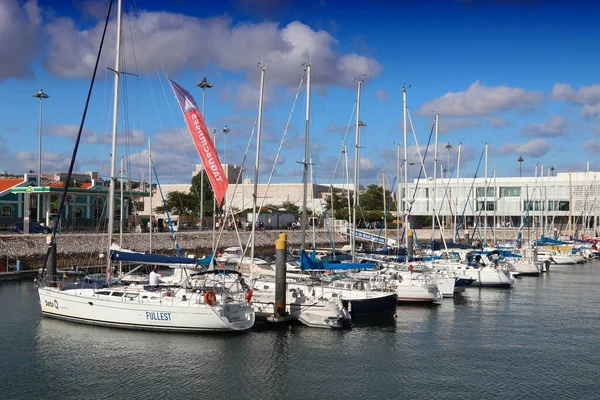 Lissabon Portugal Juni 2018 Boote Doca Bom Sucesso Marina Auf — Stockfoto