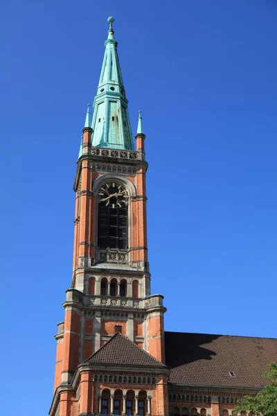 Kościół Jana Johanneskirche Dusseldorfie Niemcy — Zdjęcie stockowe