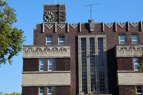 Oberhausen Város Németországban Városháza Rathaus — Stock Fotó