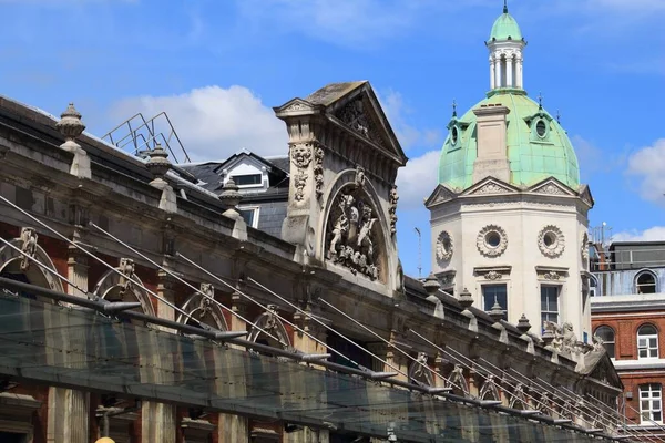 Smithfield meat market building in London. One of livery markets in Farringdon Without ward of the City of London.